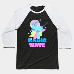 Unicorn Whale Baseball T-Shirt